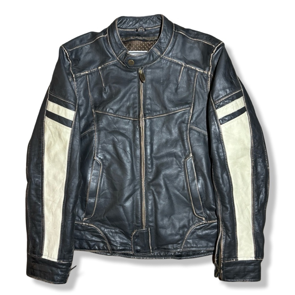 Vintage Y2K Leather Biker Jacket